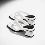 Noemi Square Mule Heels