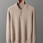 Merino Long Sleeve Polo