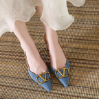 Monterey Denim Heels