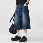 Gaucho Denim Shorts