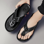 Arvento Italian Leather Slides