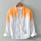 Aurora Crescent Linen Shirt