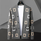 Cubic Cashmere Cardigan
