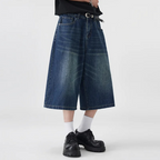 Gaucho Denim Shorts