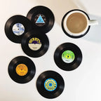 Turntable Tunes Drink Coasters