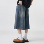 Gaucho Denim Shorts