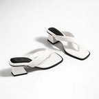 Noemi Square Mule Heels
